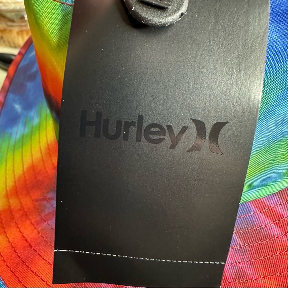 NWT Hurley Pride Boonie Bucket Hat. Size S/M Rainbow Tie Dye - Picture 7 of 8